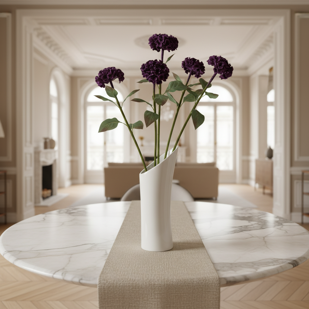 Sia Celosia tige fleur artificielle 53 cm rose