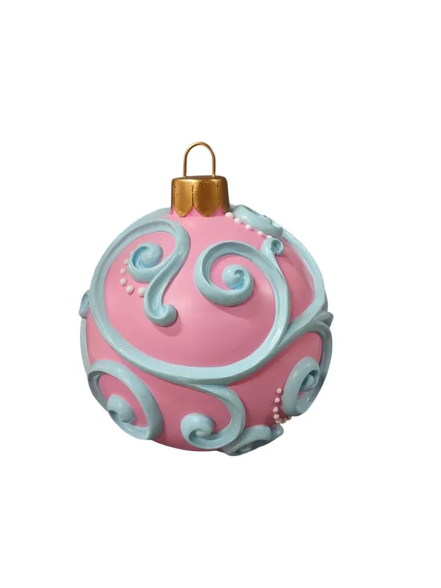 Feuillazur Rungis Saison Boule déco gourmand Noël 44cm