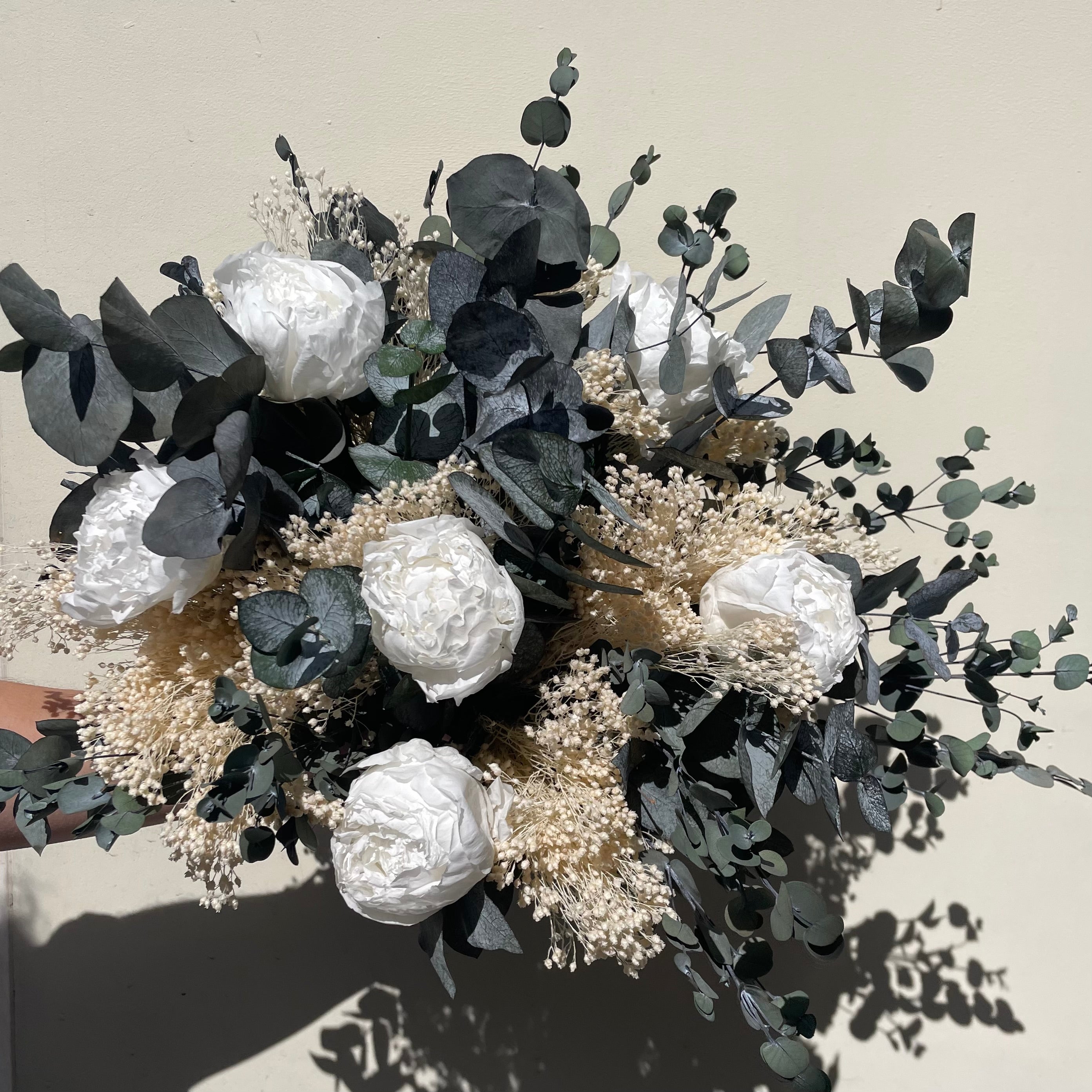 Ateliers Ouchamp Rue Lalo bouquet éternel rose M 23 cm