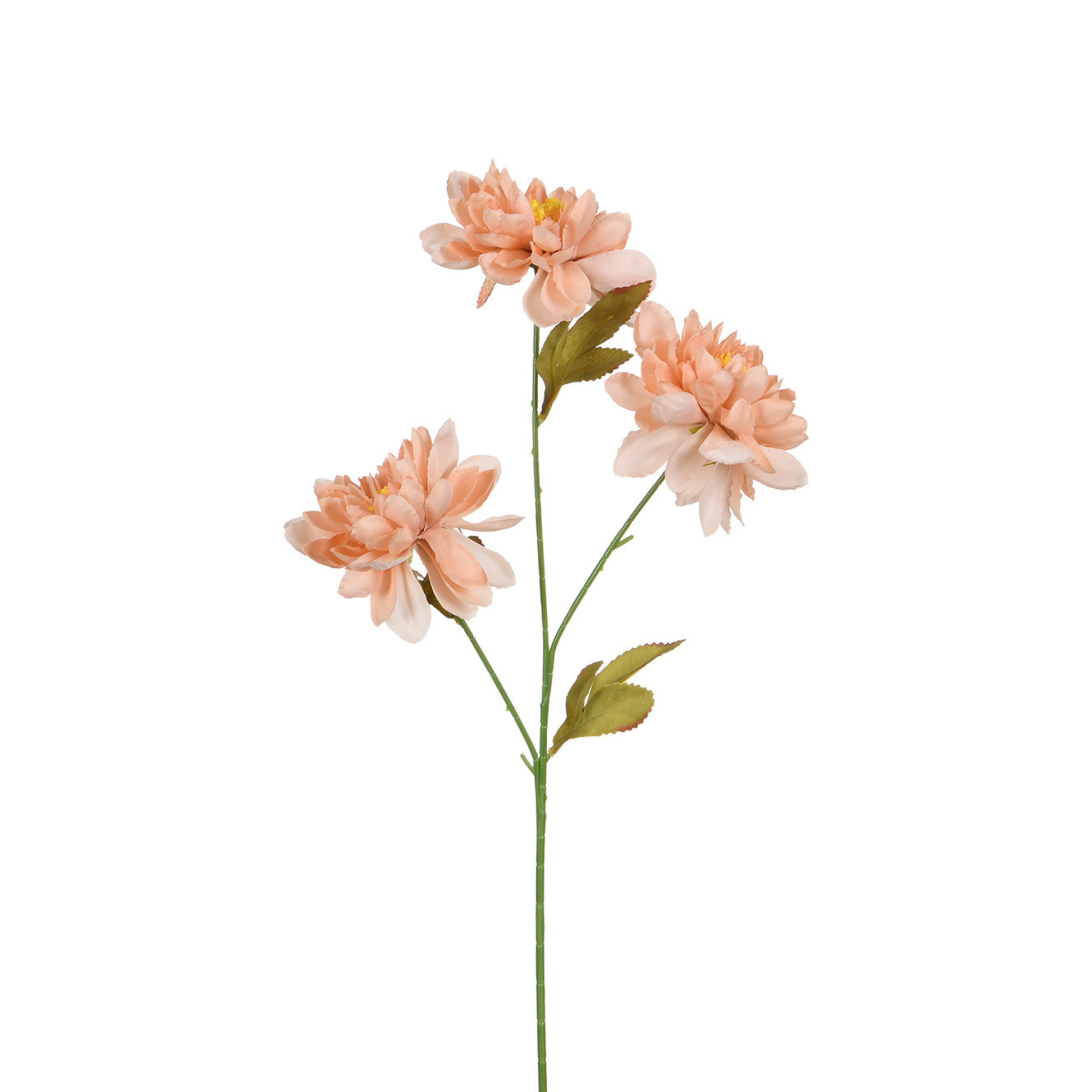 Sia Home Tige de Dahlia 3 fleurs 63 cm fleur blanche