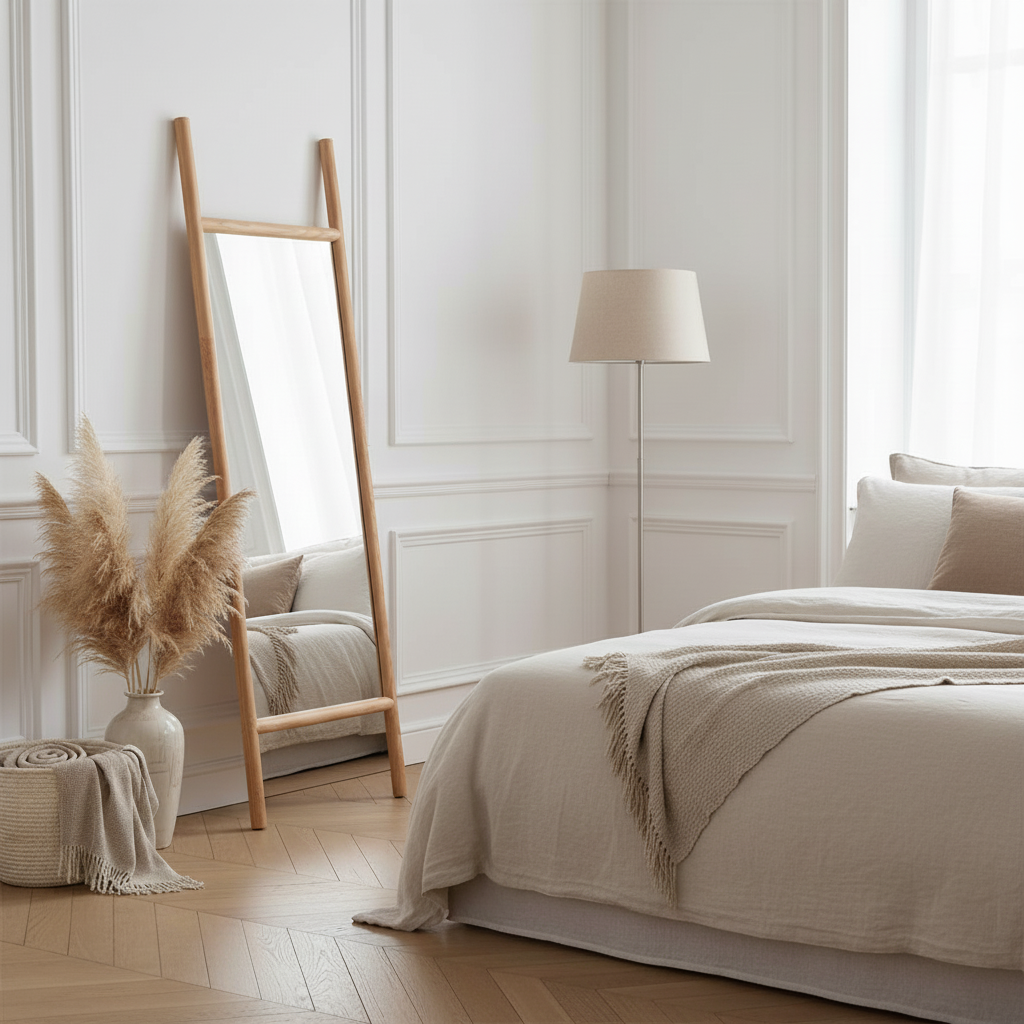 Sia Home Miroirs Nell 55x190 cm miroir chêne clair 190 cm