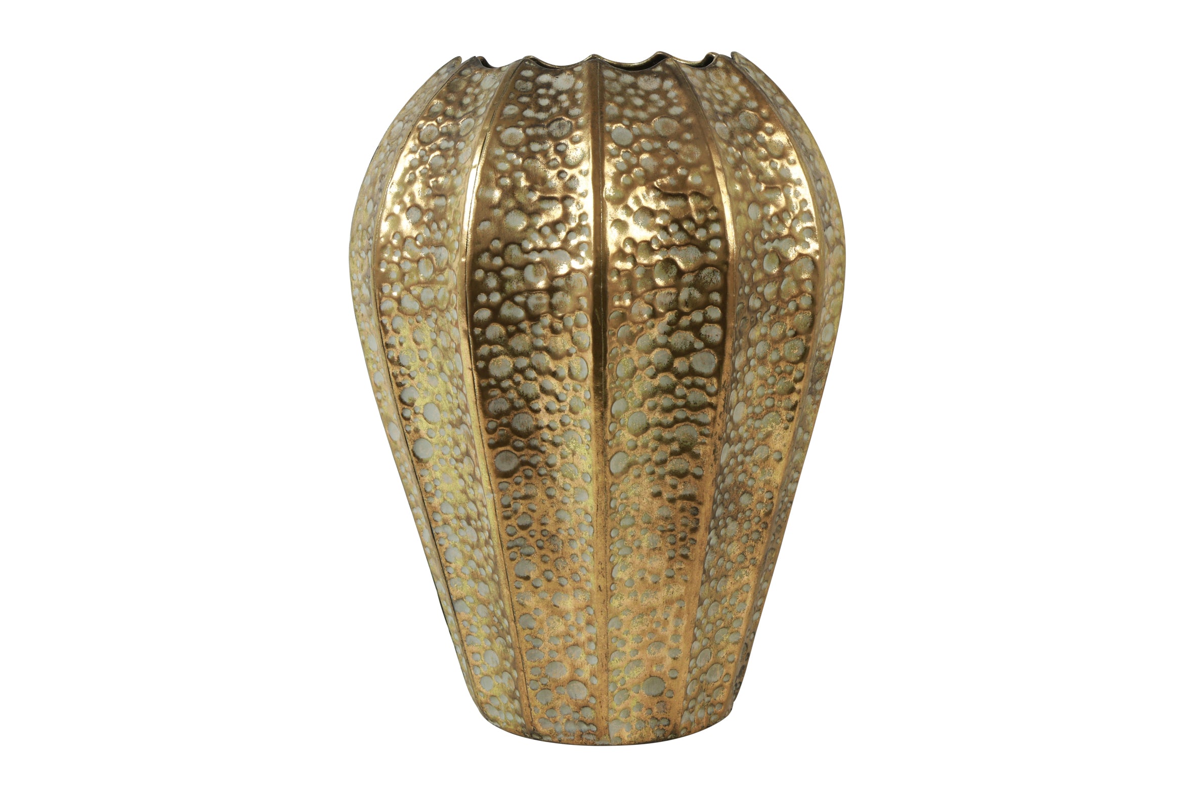 Feuillazur Rungis Axel Vase doré 28x28x40cm
