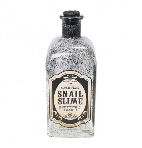Feuillazur saison Bouteille snail slime verre potion Halloween