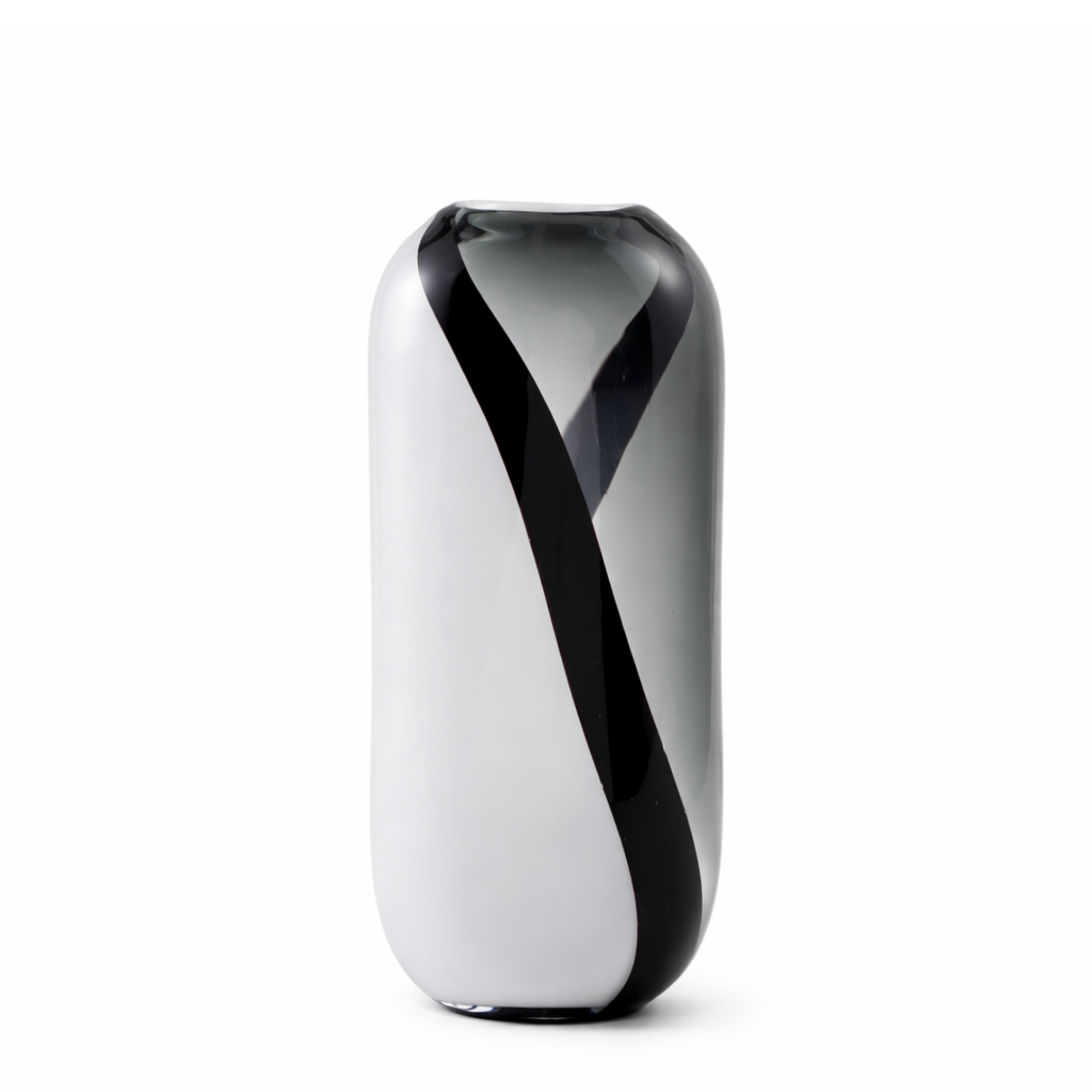Sia Home Vases Alaska 37 cm vase blanc verre soufflé