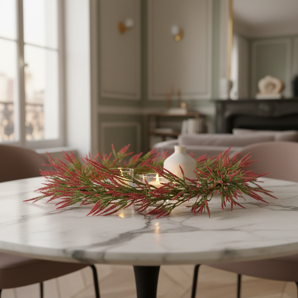 Sia Home Mini Fleurs guirlande 185 cm vert rose orange