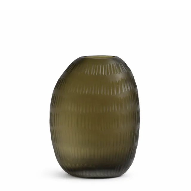 Sia Home Verdalys vase verre soufflé vert 25 cm
