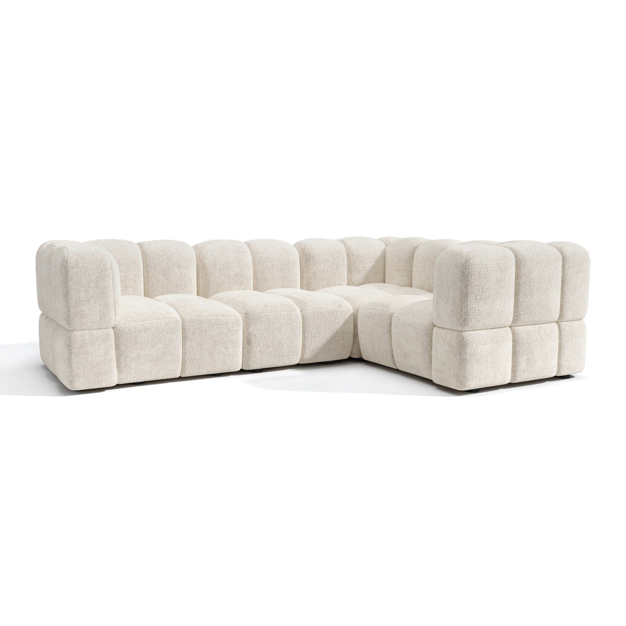 Sia Nubi canapé angle droit modulable 256x178 cm 5 places