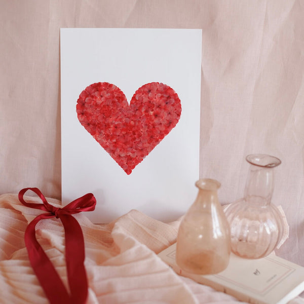 Flowrette Everlasting Love herbarium A4 fleurs pressées