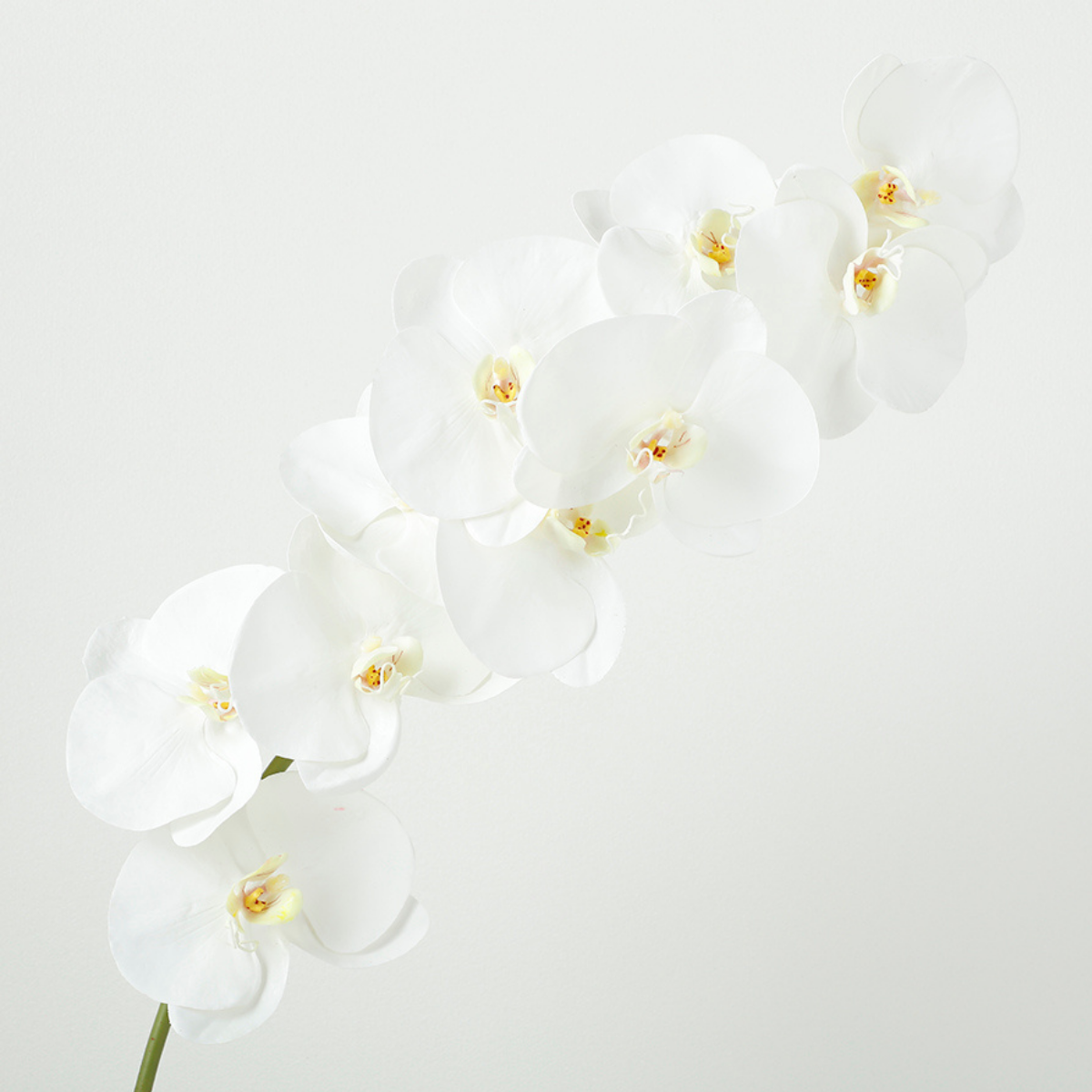 Sia Home Orchidée Premium tige artificielle blanche 86 cm