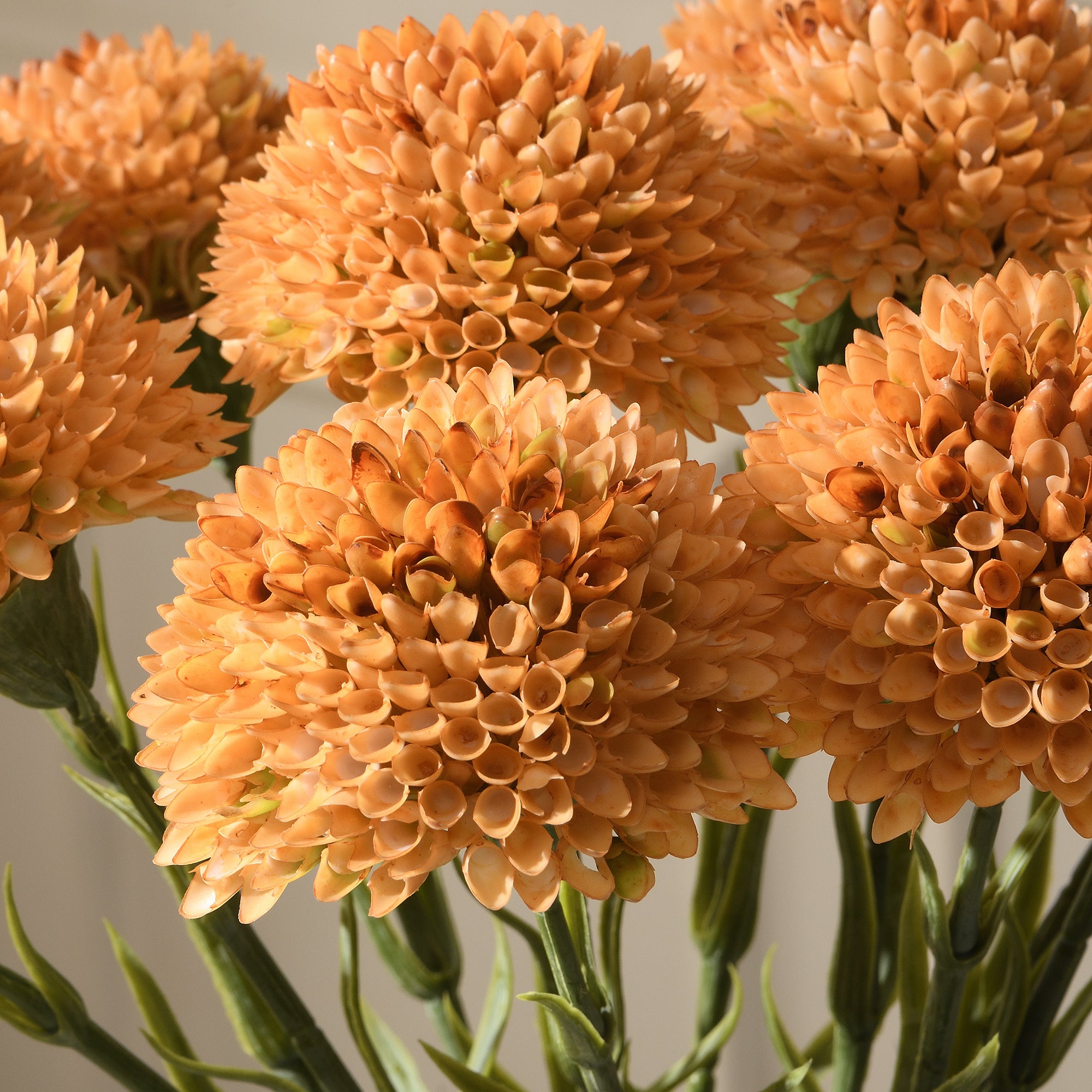 Sia Home Tige de Dahlia 58 cm fleur artificielle orange