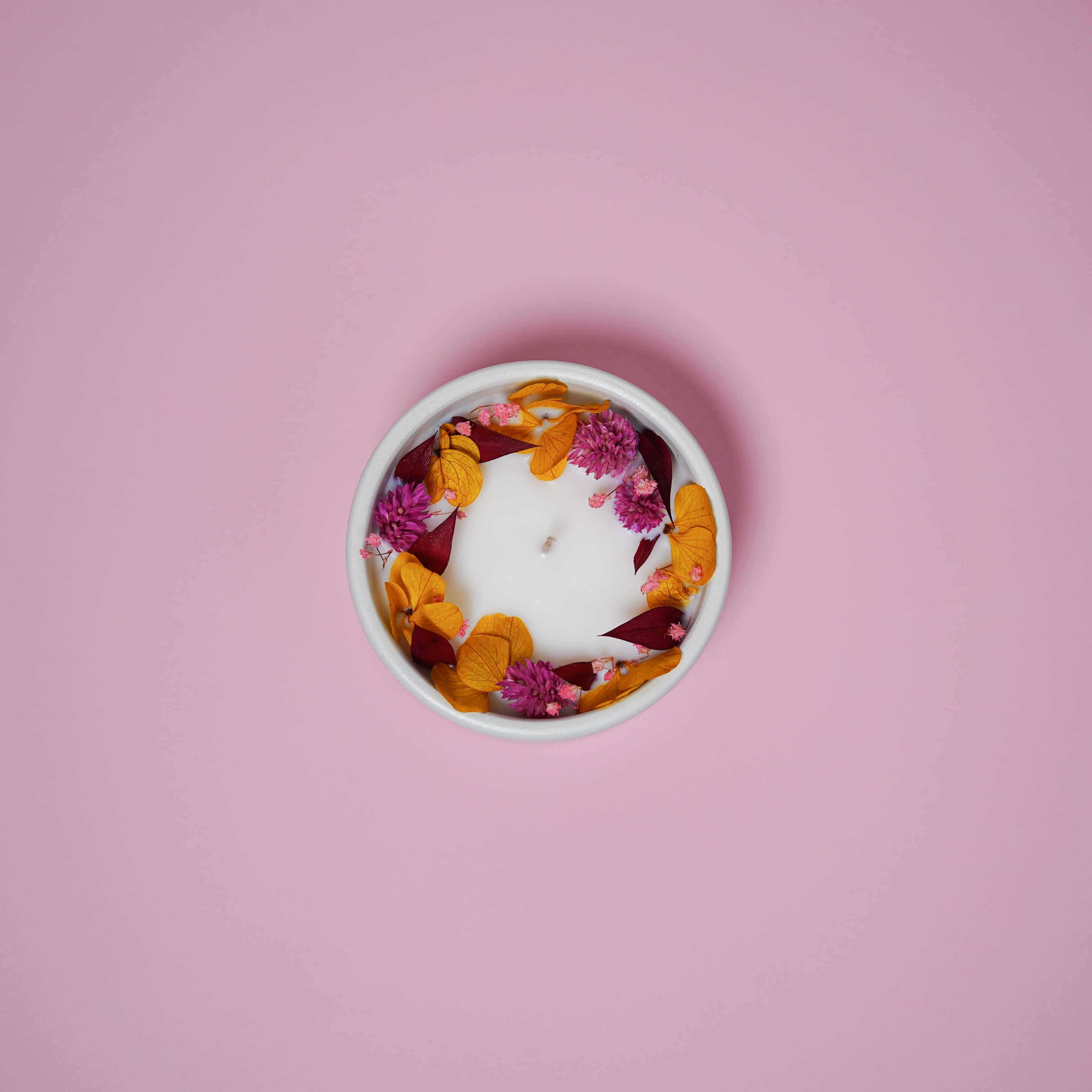Flowrette Bougies Mirabelle bougie parfumée pot céramique
