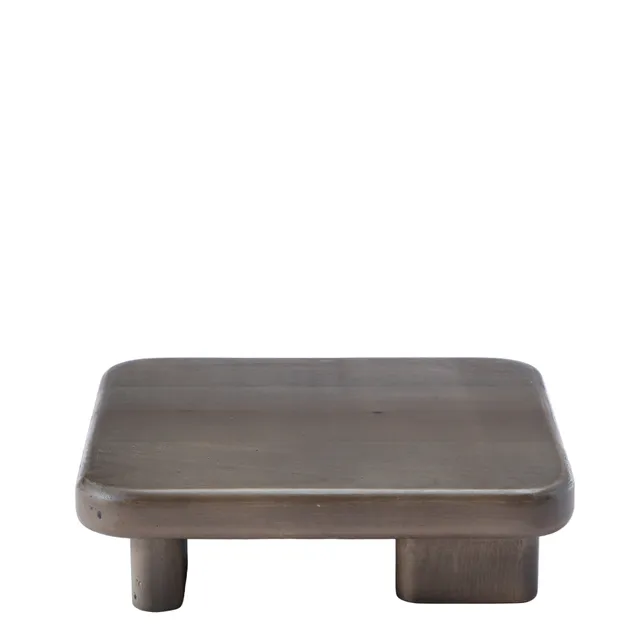 Sia Home Plateau Soho décoratif carré marron 24 cm