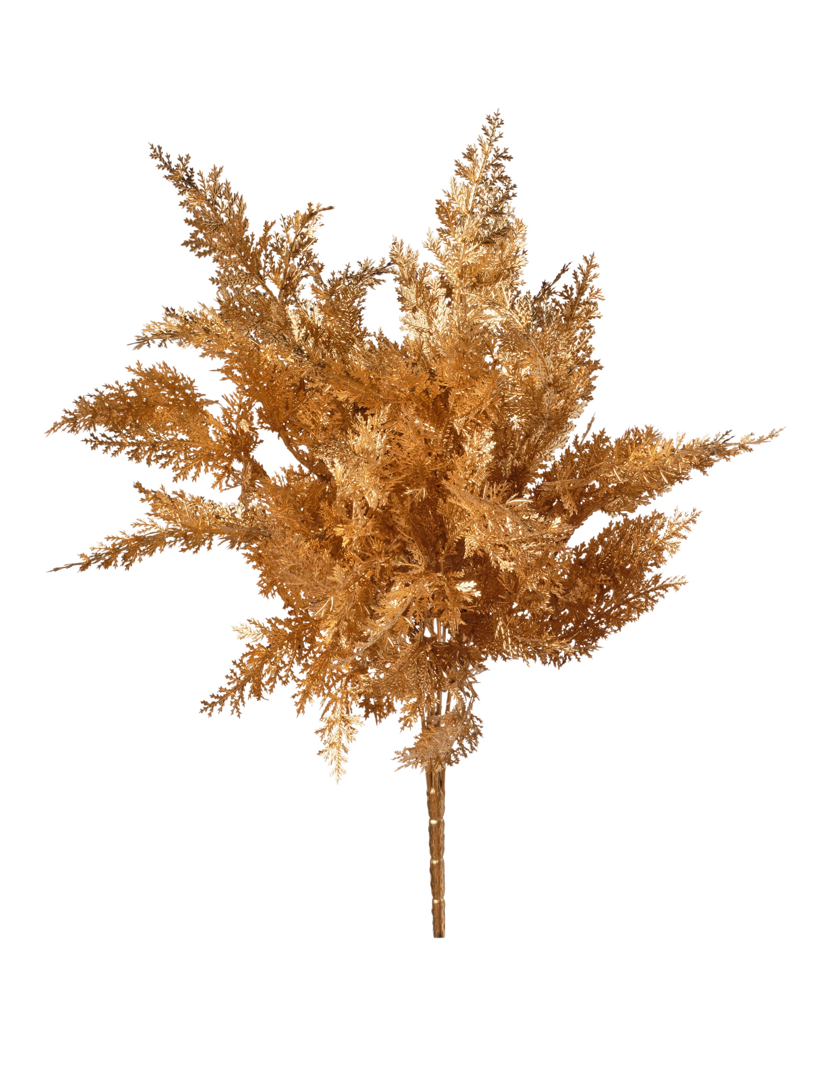 Feuillazur cyprès doré piquet Noël 60 cm sapin