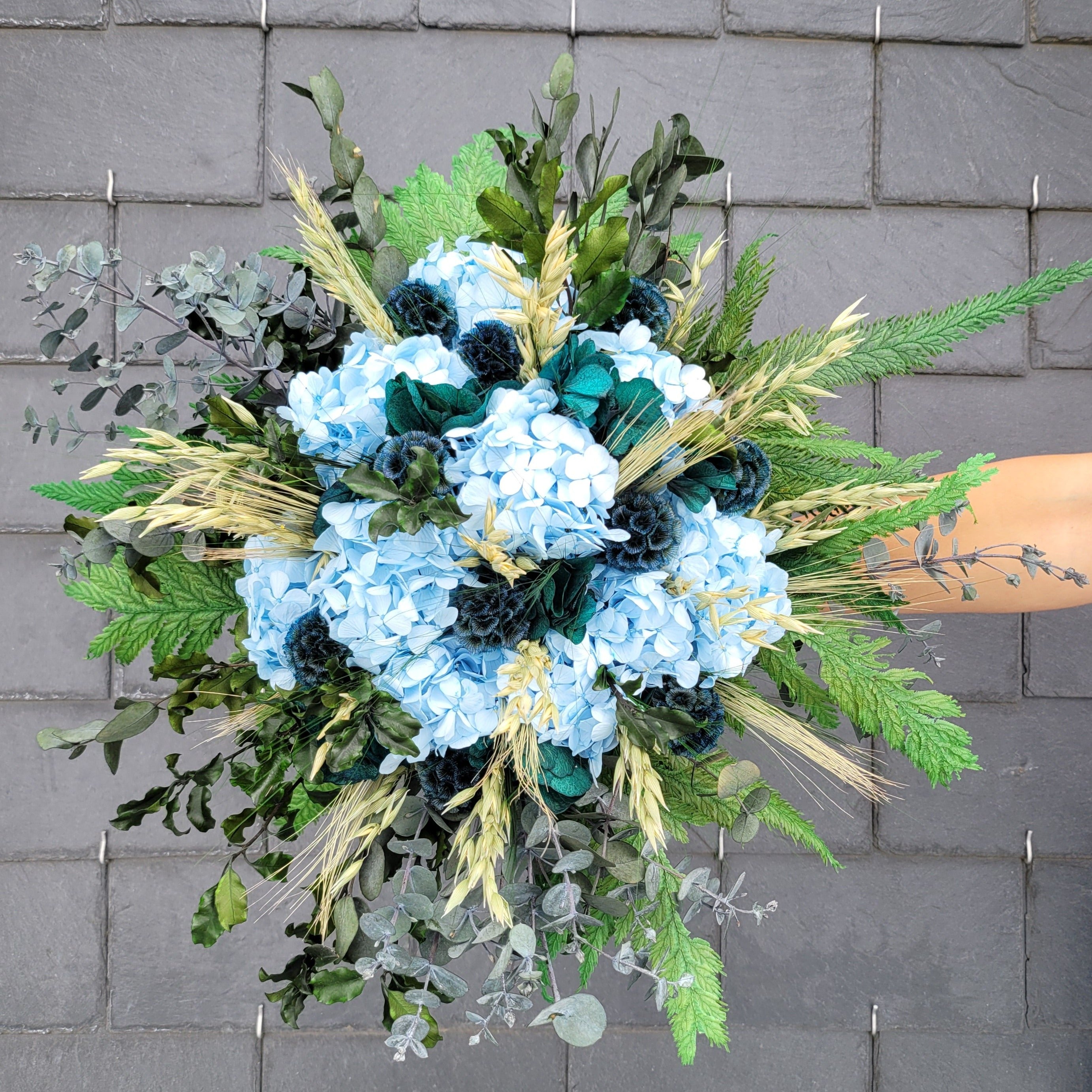 Ateliers Ouchamp Bouquets Rue Saint-Maur bouquet stabilisé L 30 cm nature