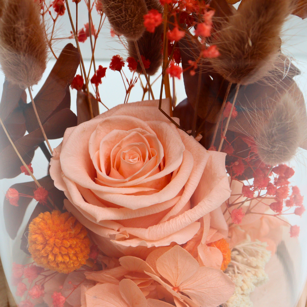 Ateliers Ouchamp Rue Orangerie cloche fleurs orange S