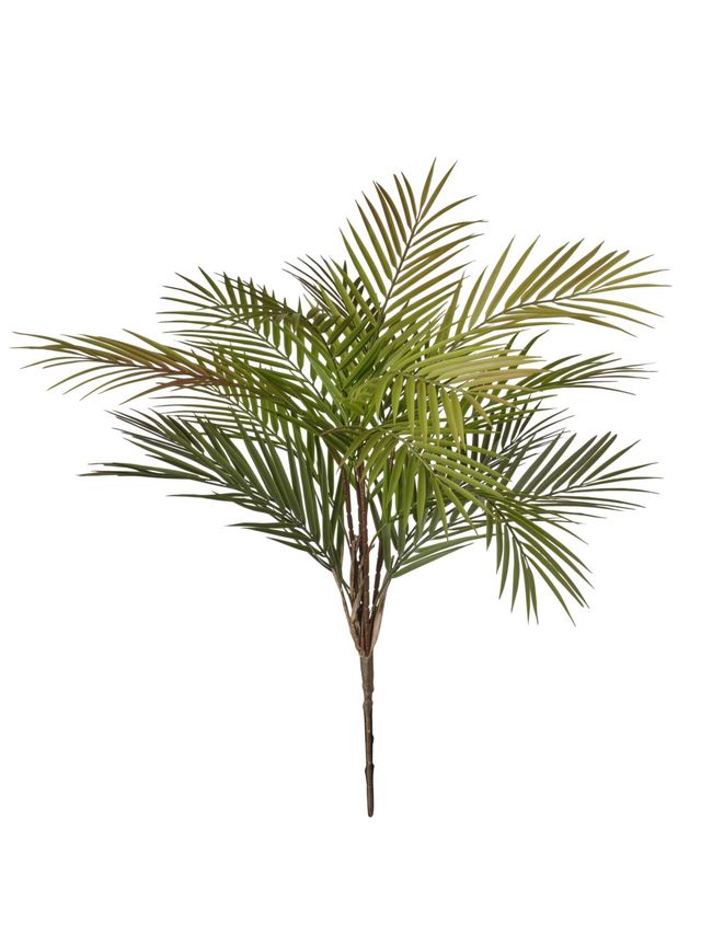 Feuillazur Rungis Bamboosa feuillage artificiel vert rouge 40x40x66cm