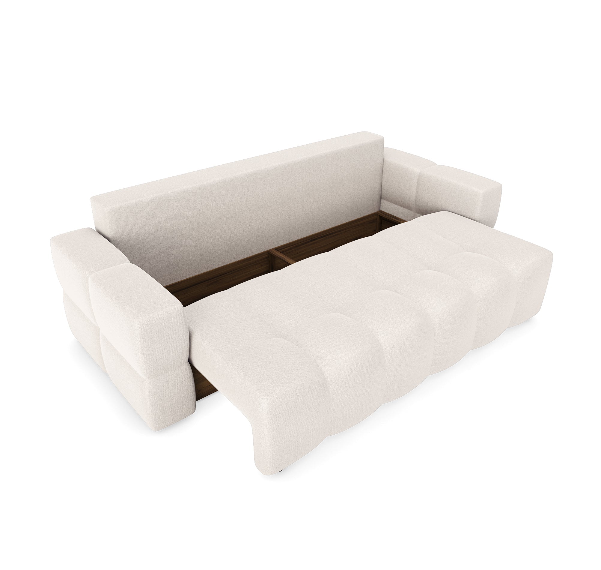 Sia Home Gabriel canapé convertible crème coffre