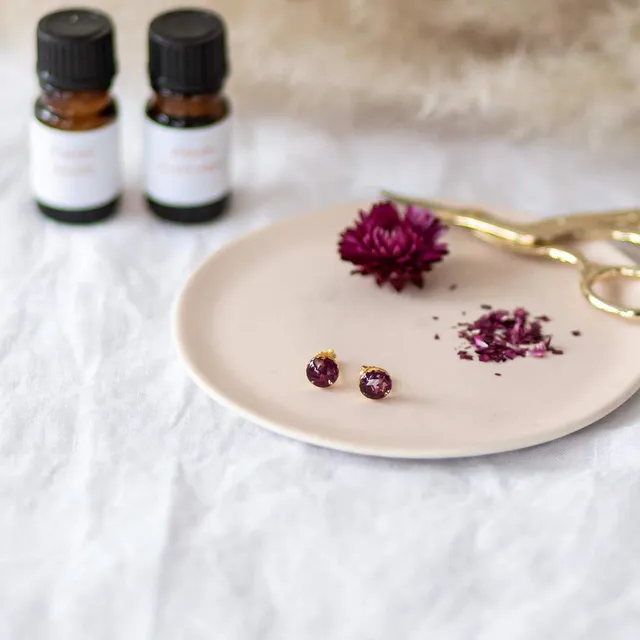 Flowrette Loisirs Kit DIY petites boucles roses séchées