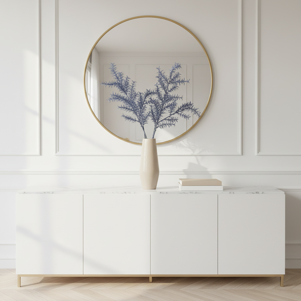 Sia Home Sedum blanchi 65 cm feuillage artificiel bleu
