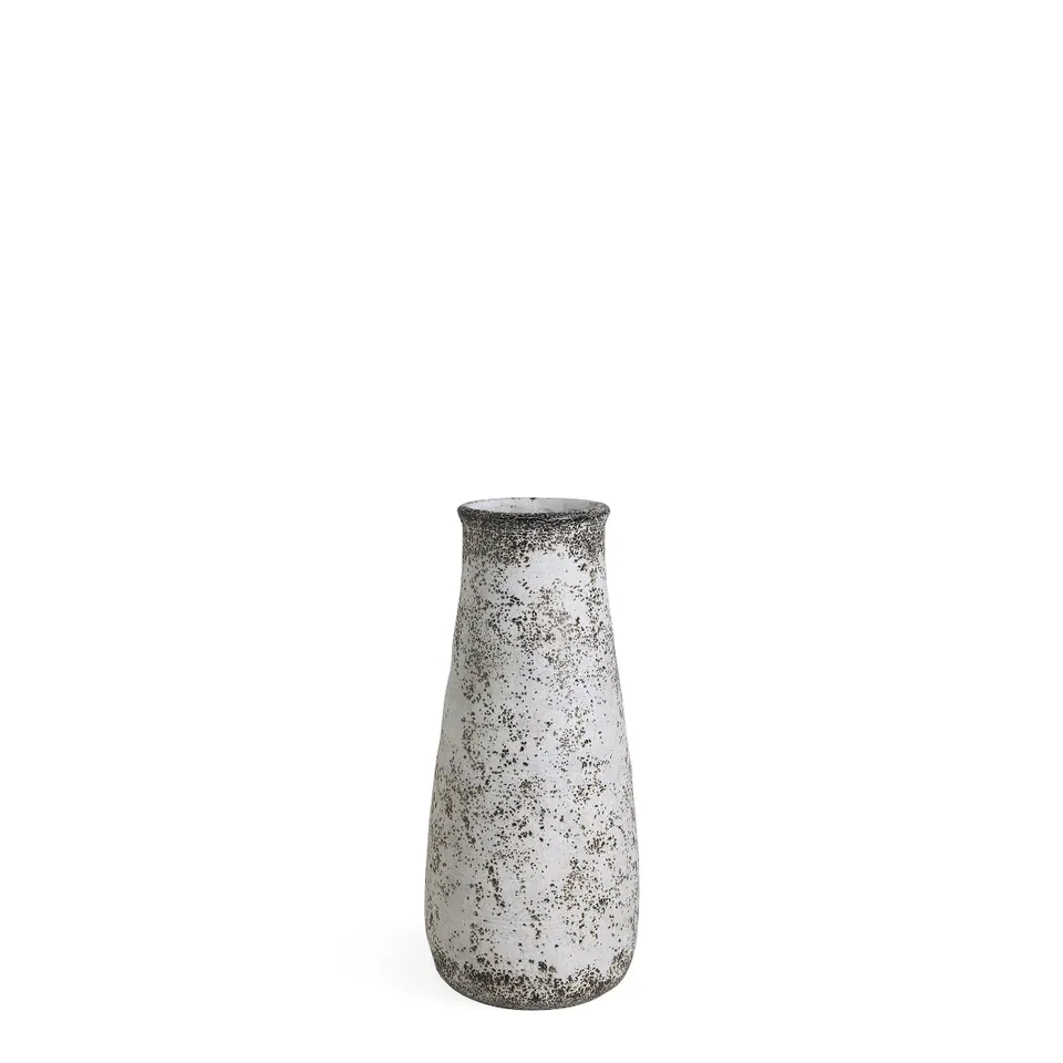 Sia Home Antica vase crème 49 cm fibre de ciment