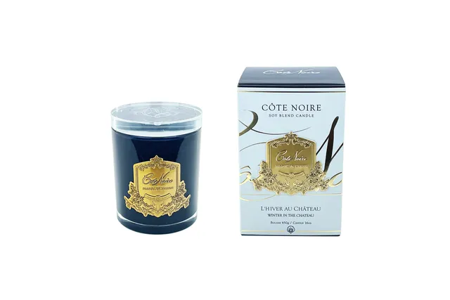 Côte Noire Bougie Winter Chateau 75g parfum boisé