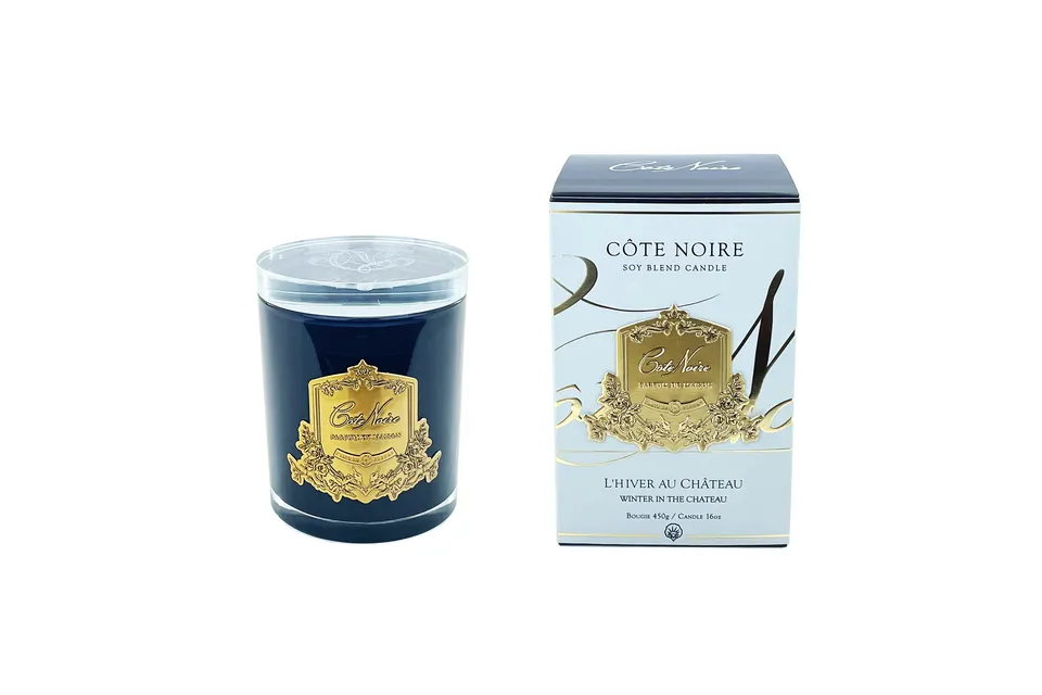 Côte Noire Bougie Winter Chateau 75g parfum boisé