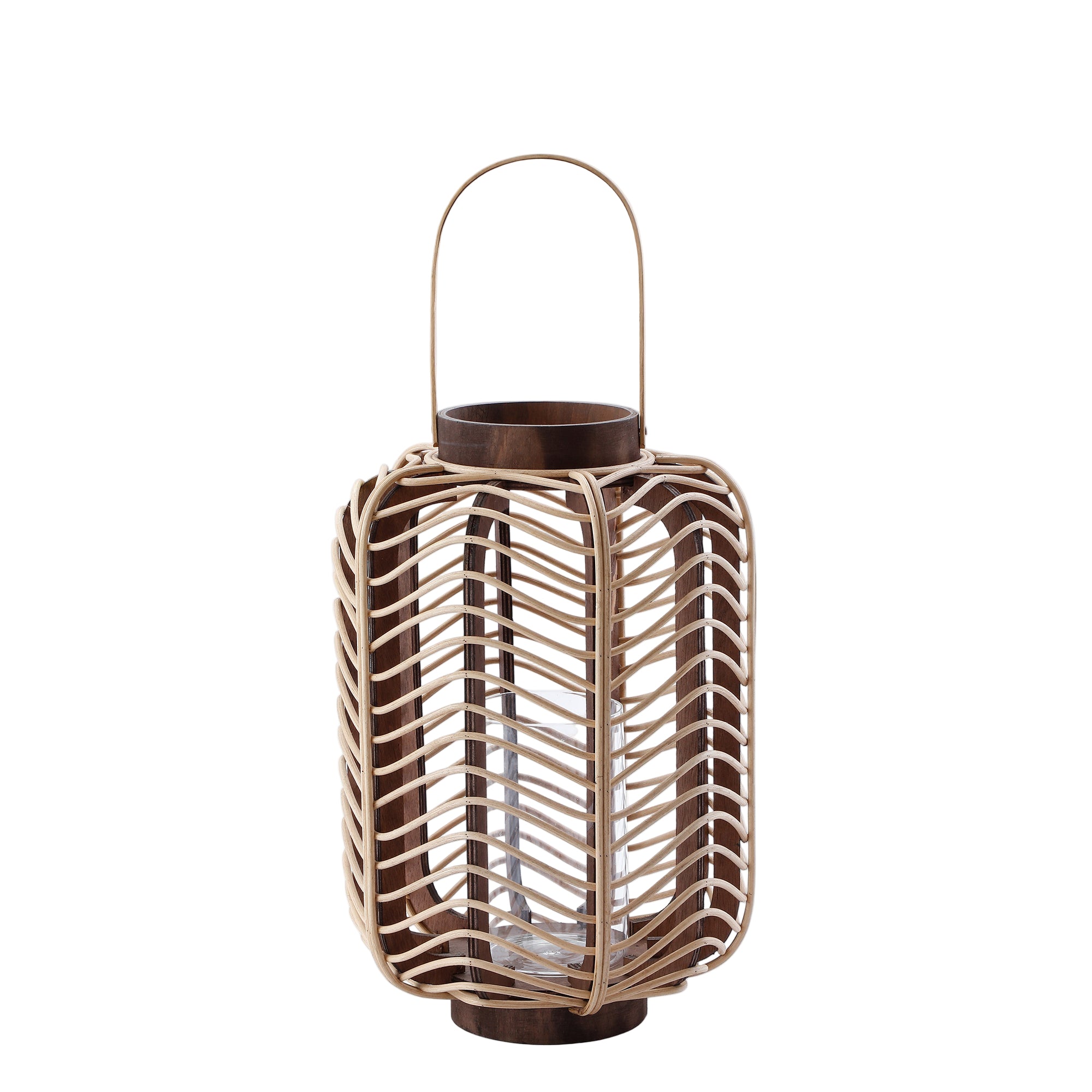 Sia Home Lanternes Nella lanterne rotin Bois clair 60 cm