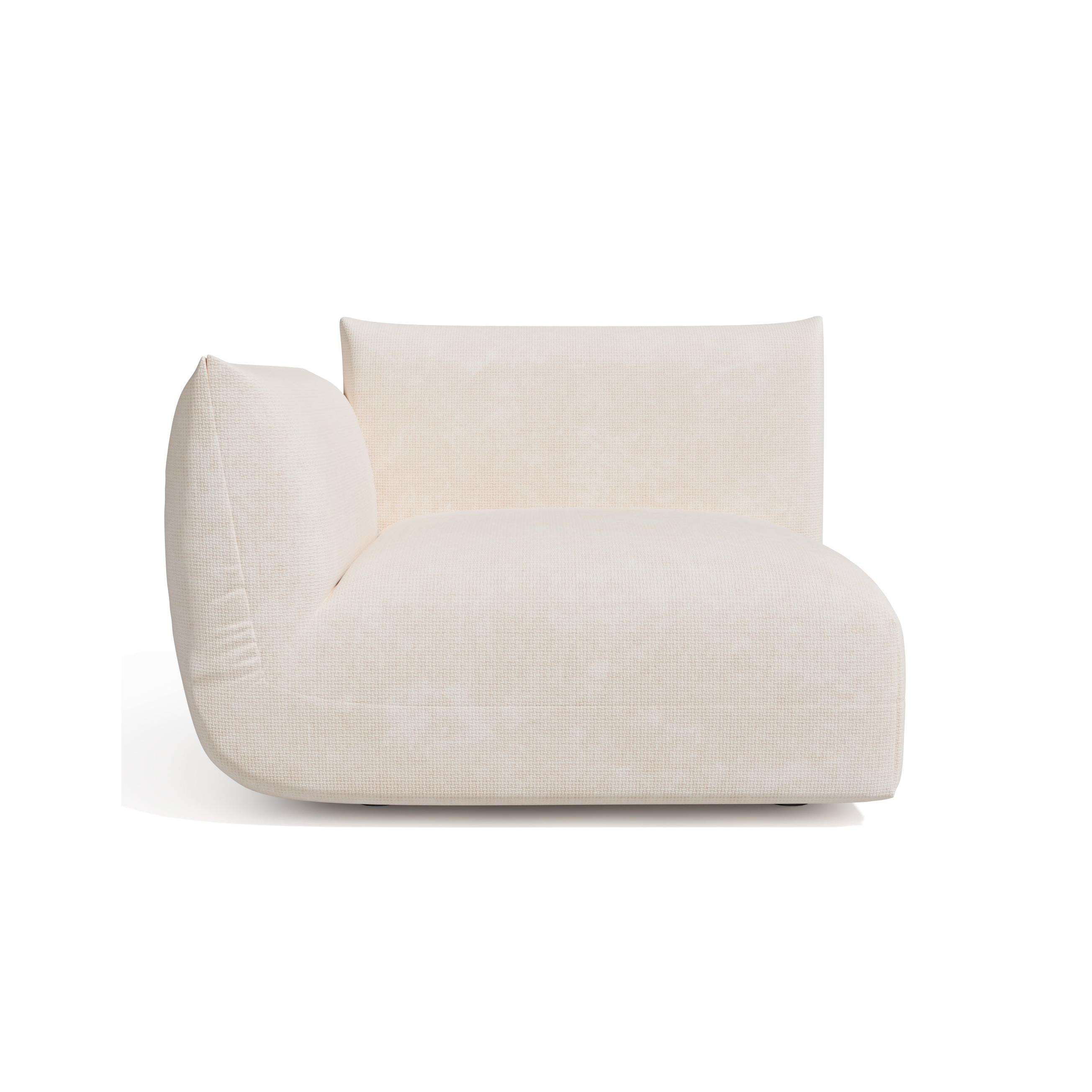 Sia Home Nooma module angle gauche canapé crème terracotta