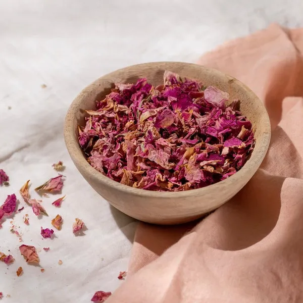 Flowrette Fleurs séchées Confettis pétales séchés 1 L naturel