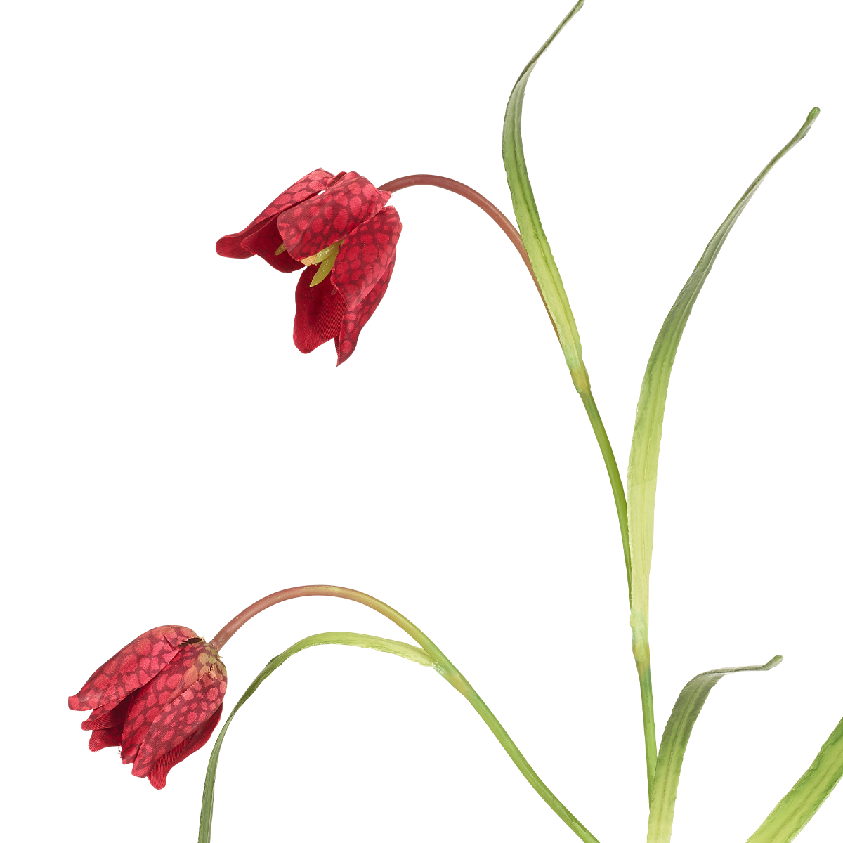 Sia Home Fritillaria tige fleur artificielle rouge 70 cm