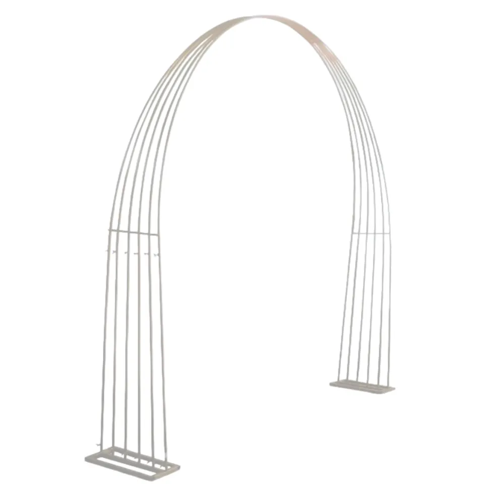 Feuillazur Rungis Arche métal blanc mariage