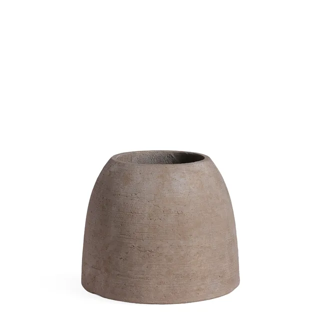 Sia Home Zen cache-pot arrondi marron clair 33 cm