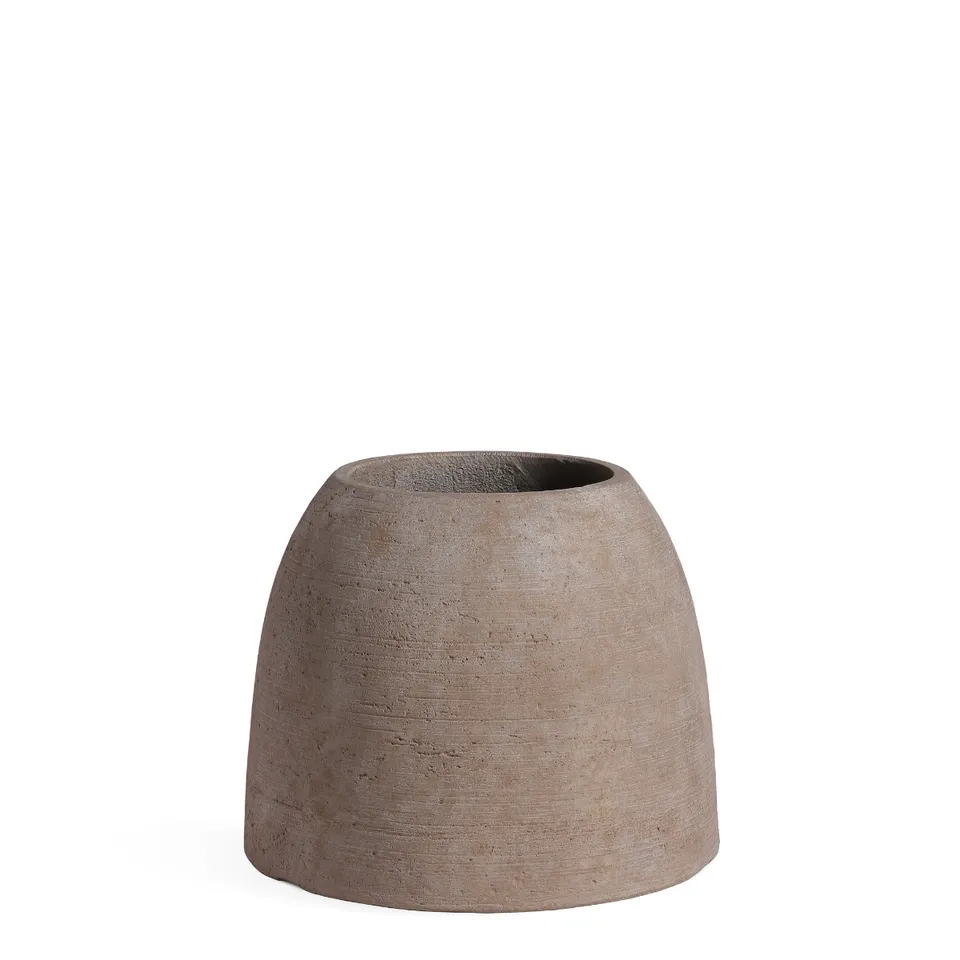 Sia Home Zen cache-pot arrondi marron clair 33 cm