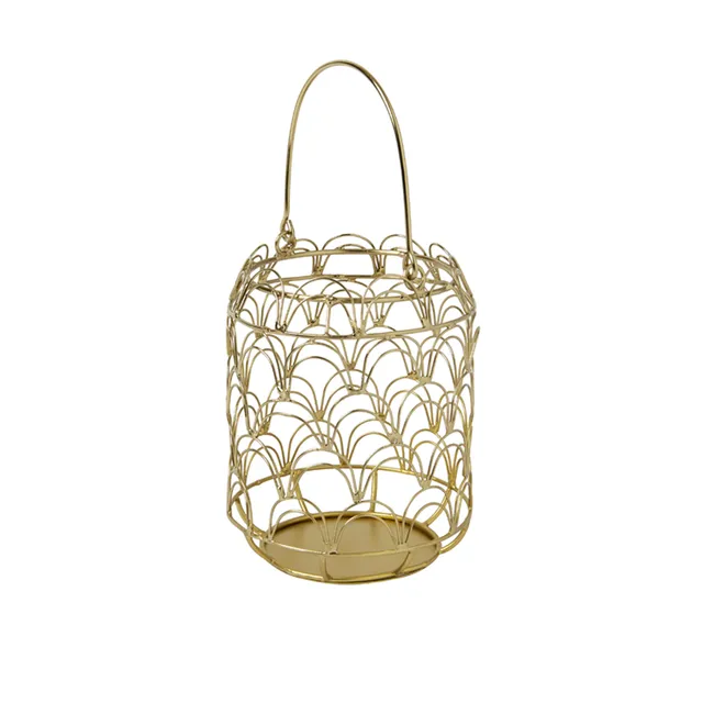 Sia Home Lanternes Beatrix lanterne doré 14 cm