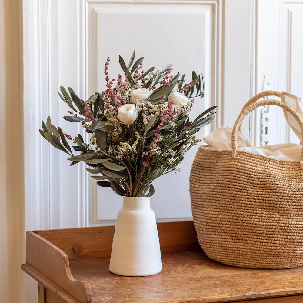 Flowrette Fleurs séchées bouquet Montorgeuil stabilisé parfumé