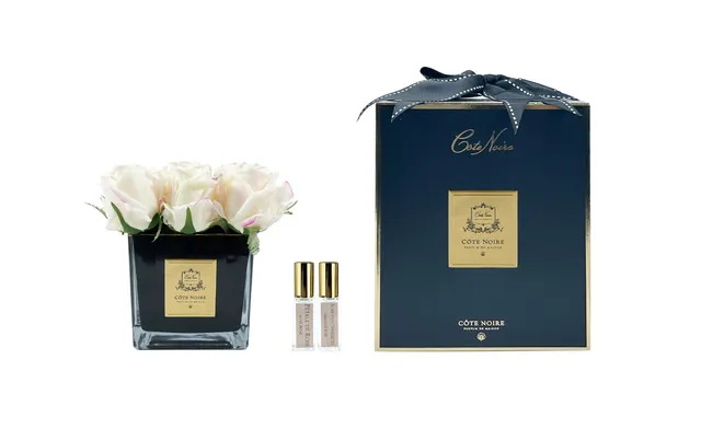 Côte Noire Couture SVB902 roses blush 9 tiges noir