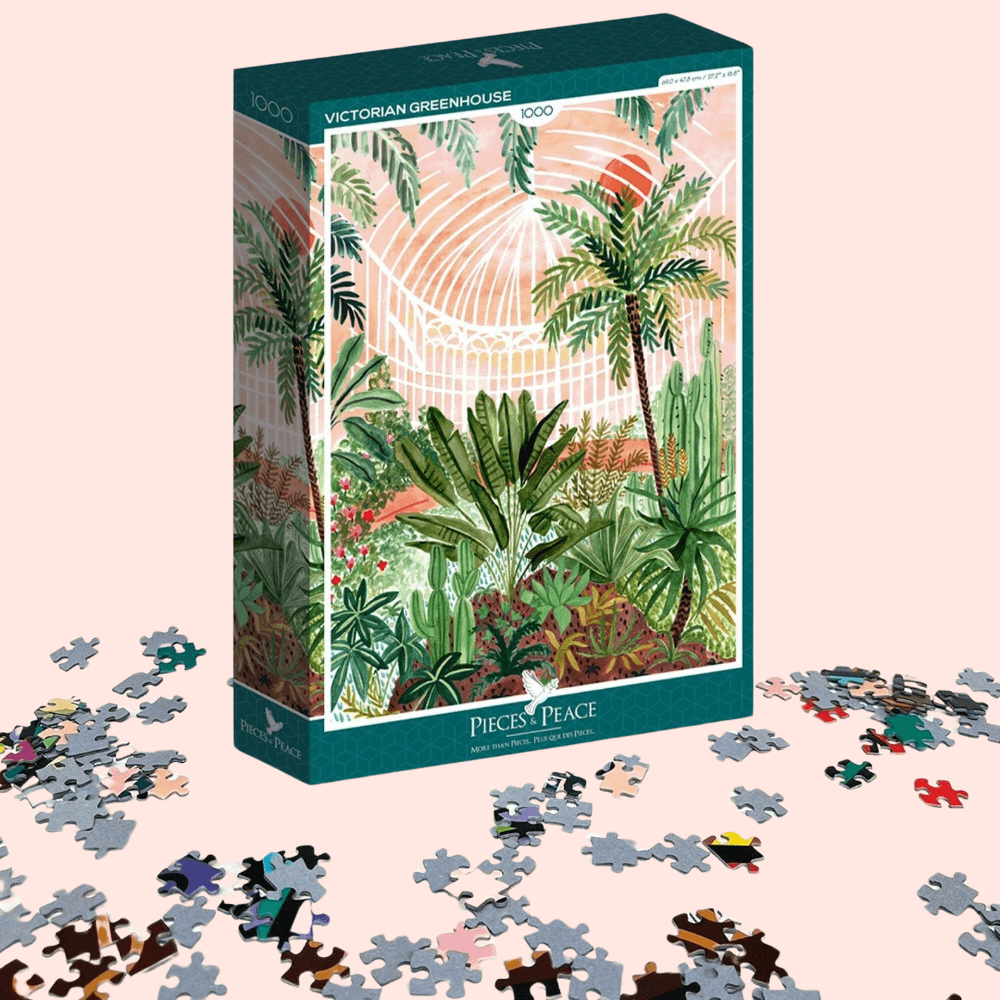 Flowrette Victorian Greenhouse puzzle 1000 pièces serre victorienne