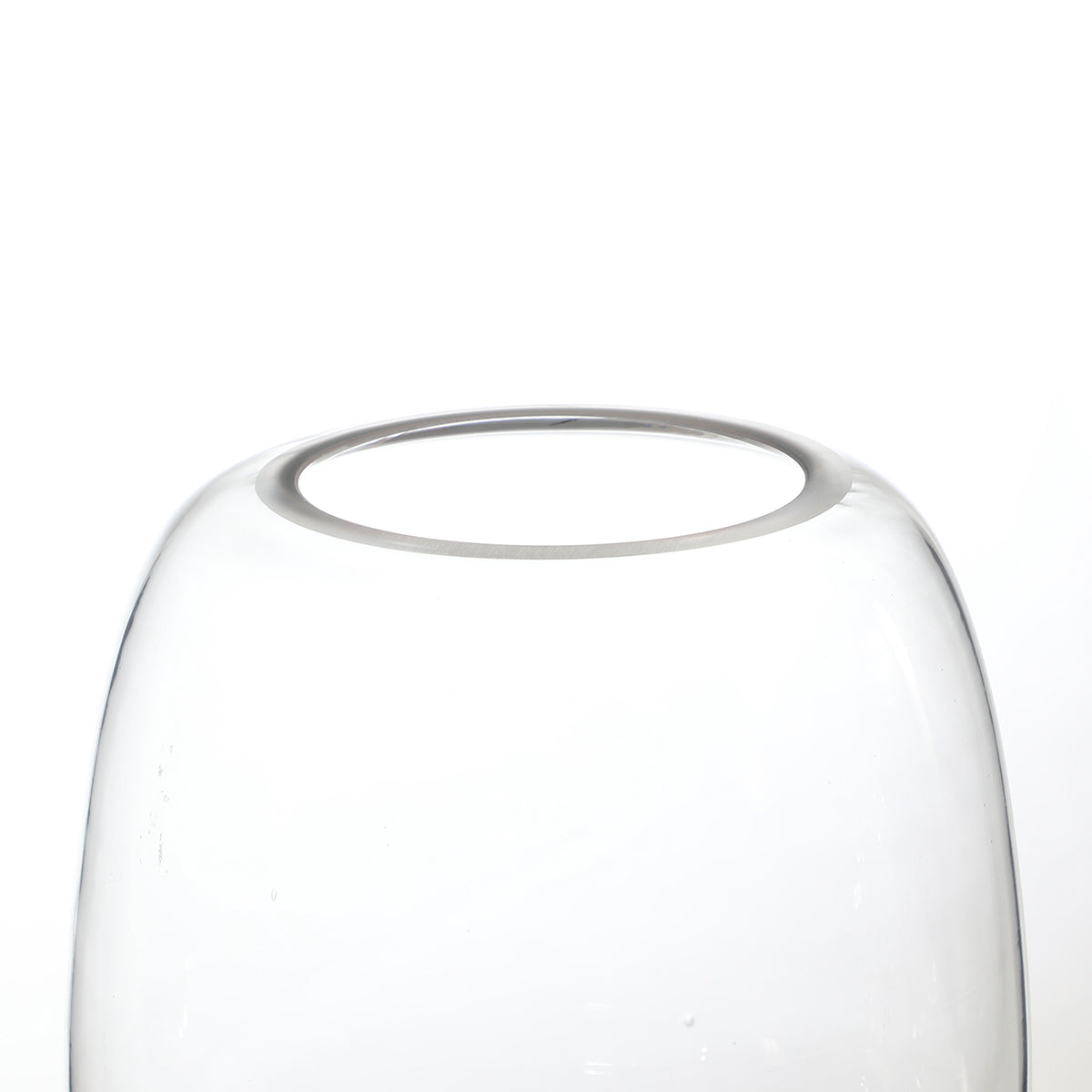Sia Home Bulbe vase transparent verre rond 23 cm