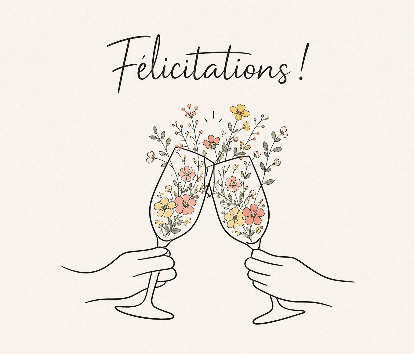 Ateliers Ouchamp Cadeaux Carte de voeux Fête des mères 15x10 cm