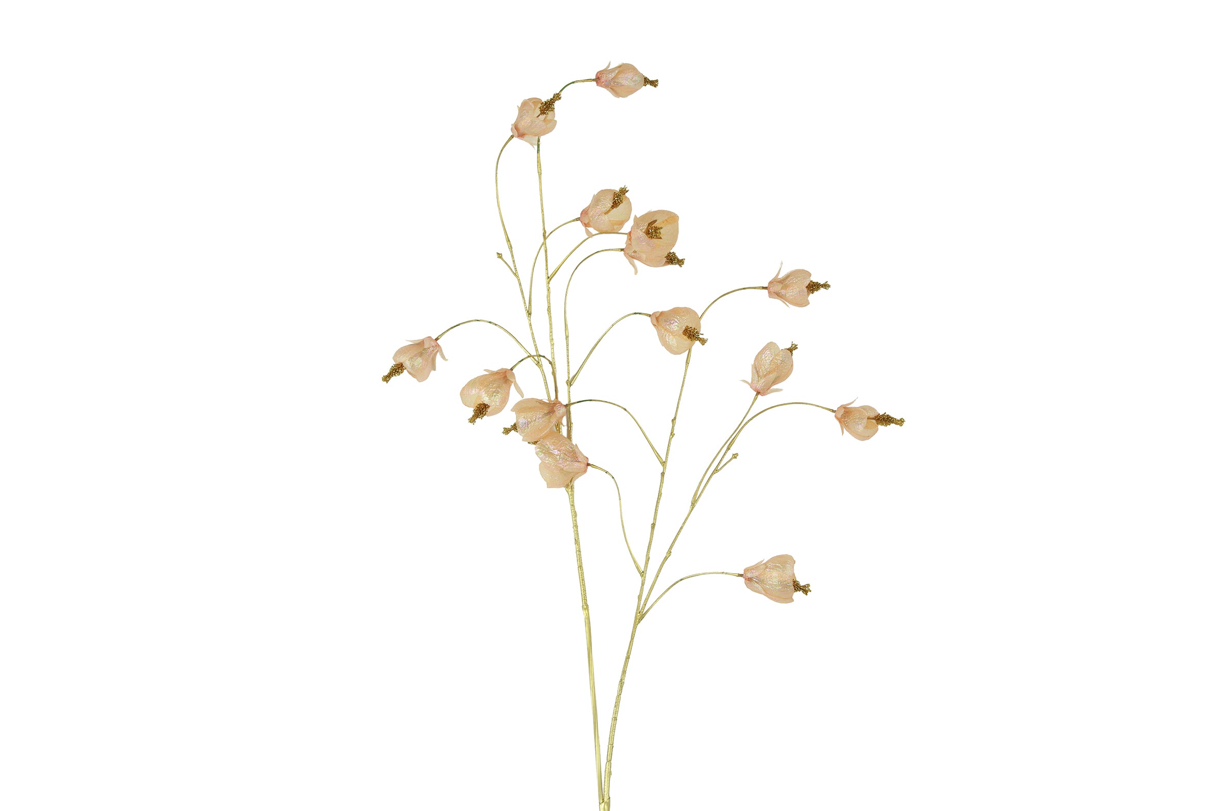 Feuillazur Sparkly fleur Noël artificielle blanc 144cm
