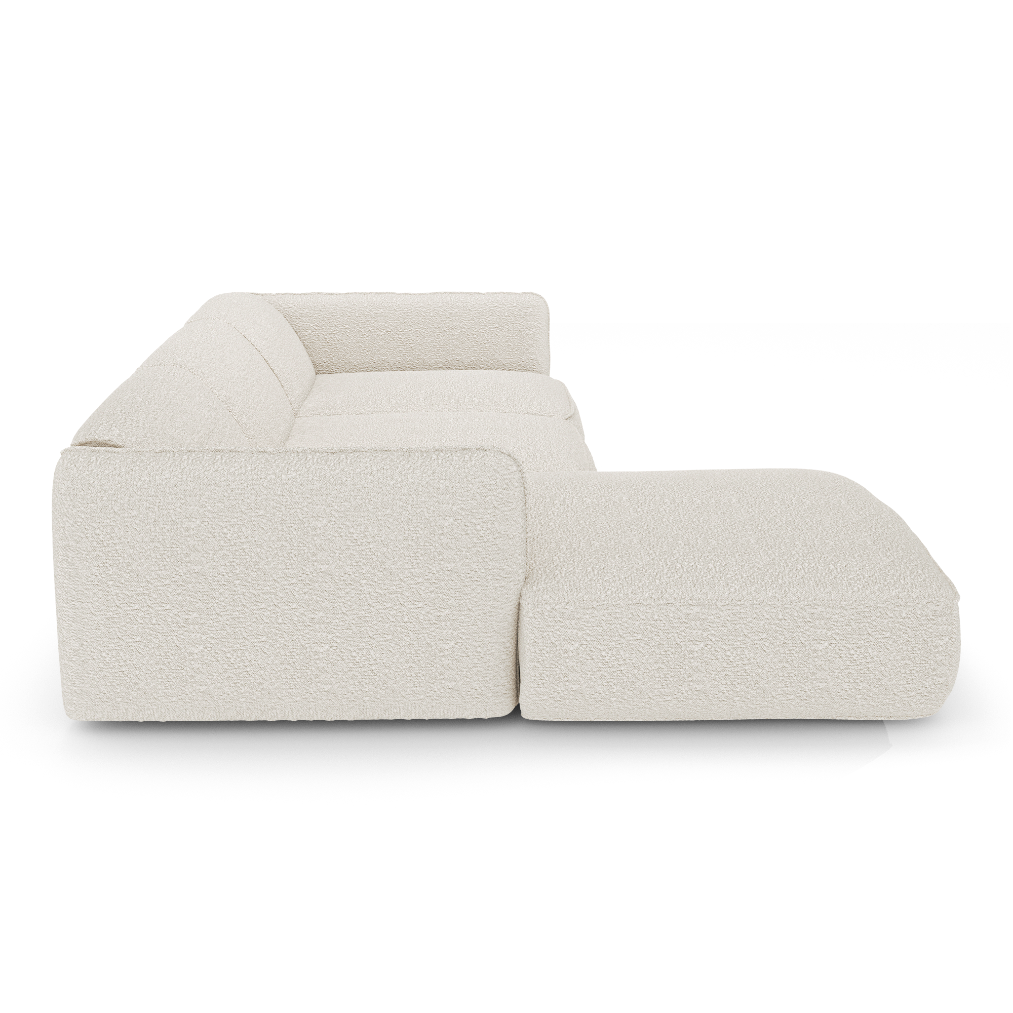 Sia Home Livia canapé d'angle gauche crème 5 places