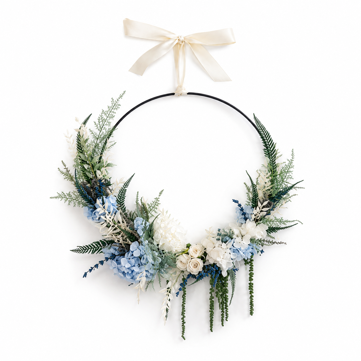 Ateliers Ouchamp Place Victor Hugo couronne murale bleu 20 cm