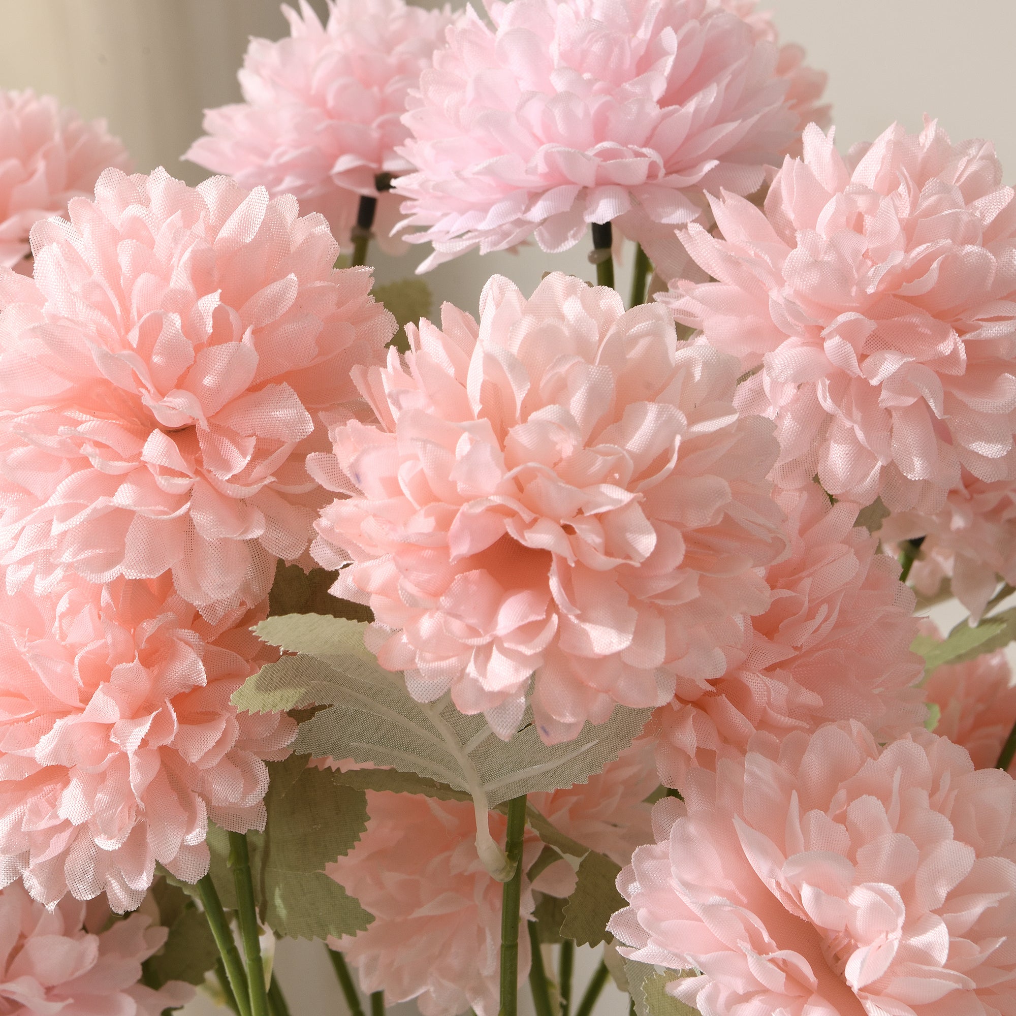 Sia Home Tiges chrysanthème artificiel blanc 63 cm