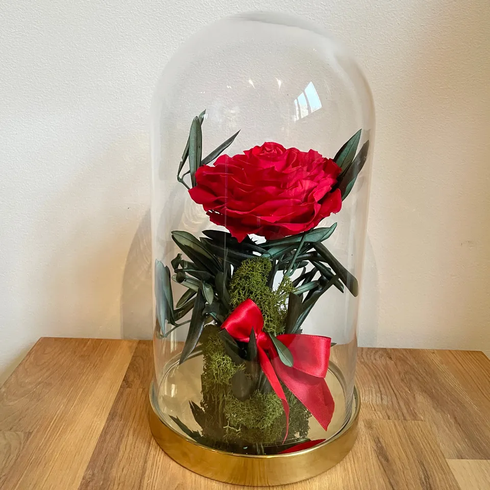 Ateliers Ouchamp Cloches Valentin Haüy rose cœur 15 cm