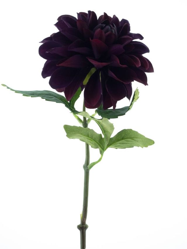 Feuillazur Rungis dahlia artificiel rose 55cm