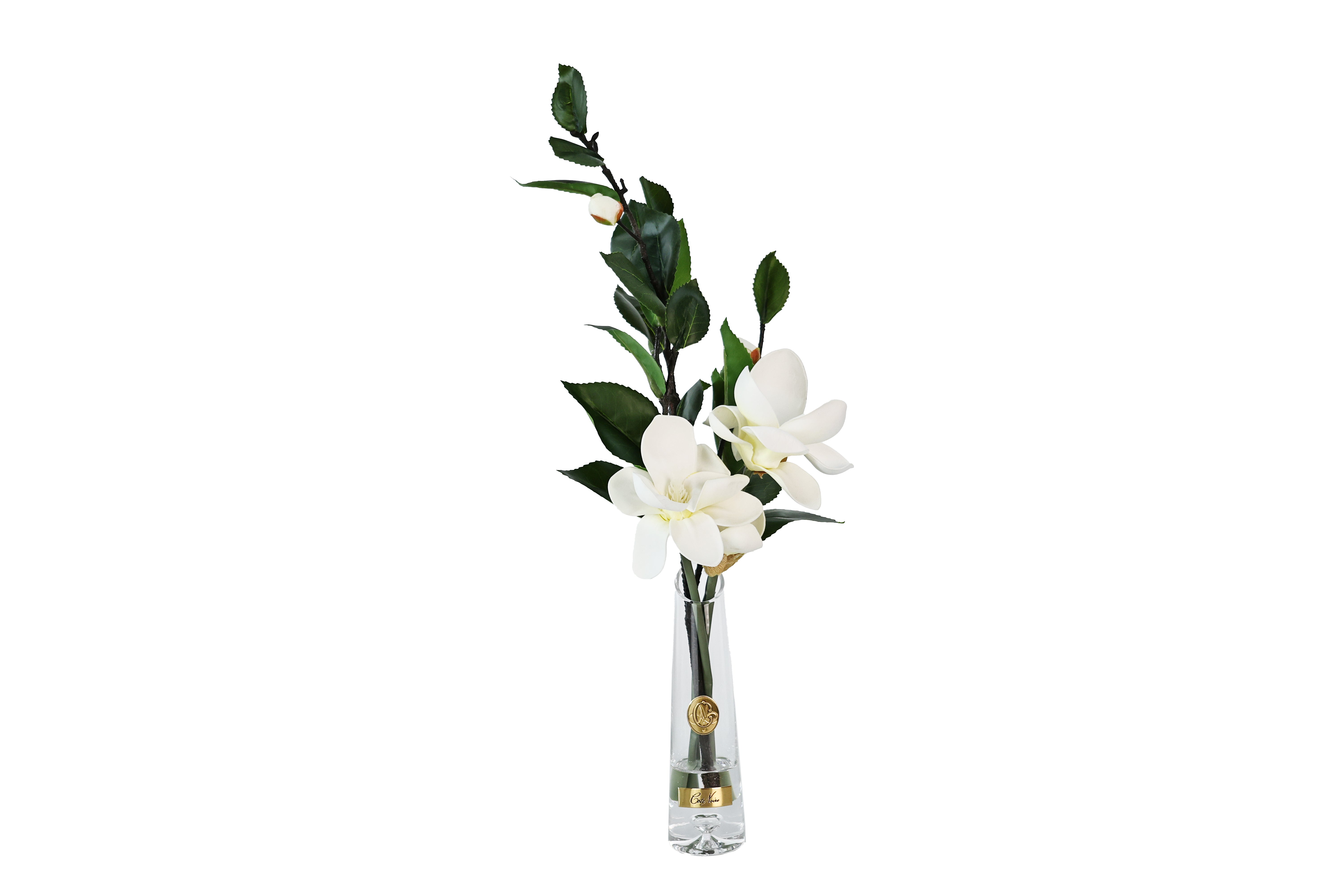 Côte Noire Summer Roses SMG01 magnolia artificiel blanc