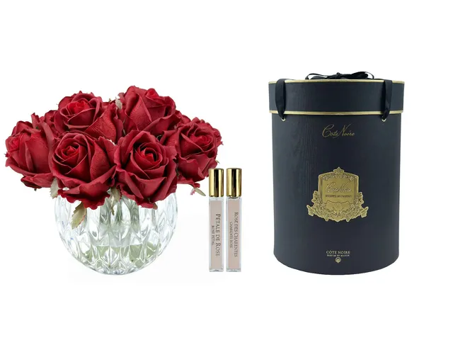 Côte Noire Grand Bouquets RRB04 bouquet parfumé rouge carmin