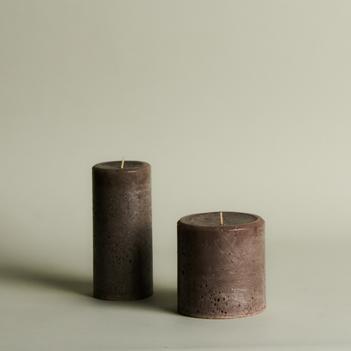 Sia Home Antik L bougie taupe 15 cm