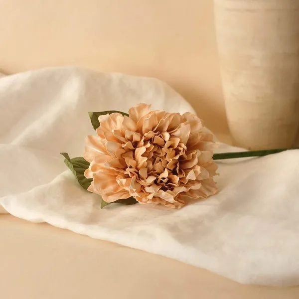 Flowrette dahlia beige fleur en papier fait main durable