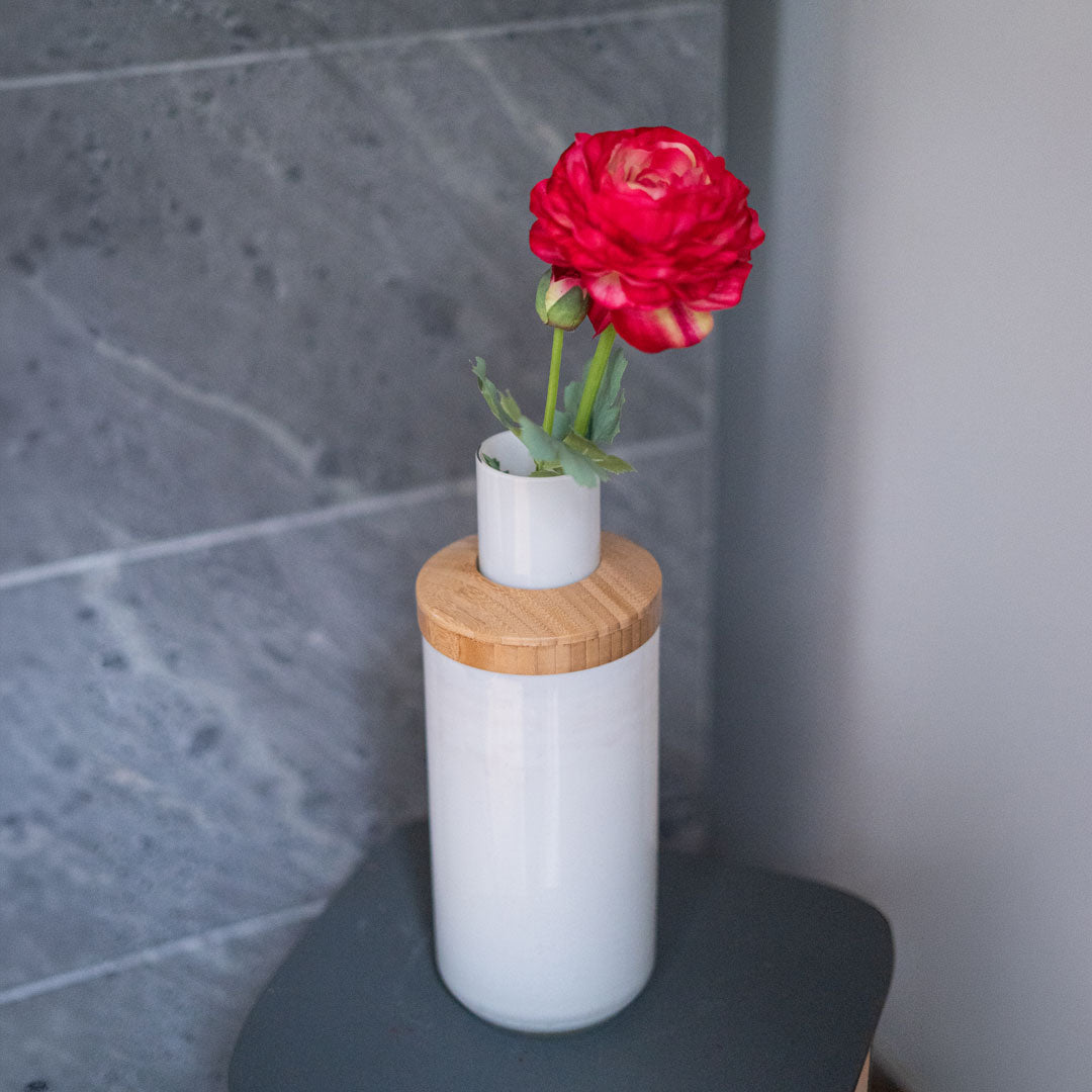 Flowrette Renoncule fuchsia fleur artificielle x1 toucher naturel